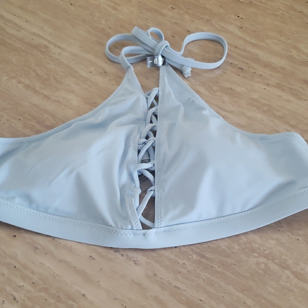 Pink baby blue bikini
